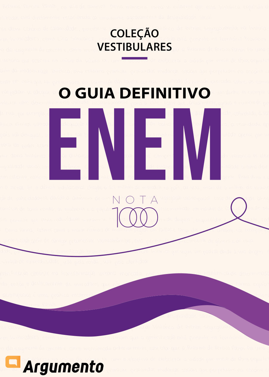 Capa de O Guia Definitivo ENEM, Coleção Vestibulares