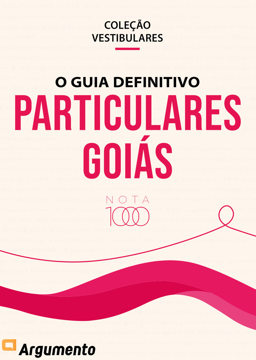 Capa de O Guia Definitivo Particulares Goiás, Coleção Vestibulares