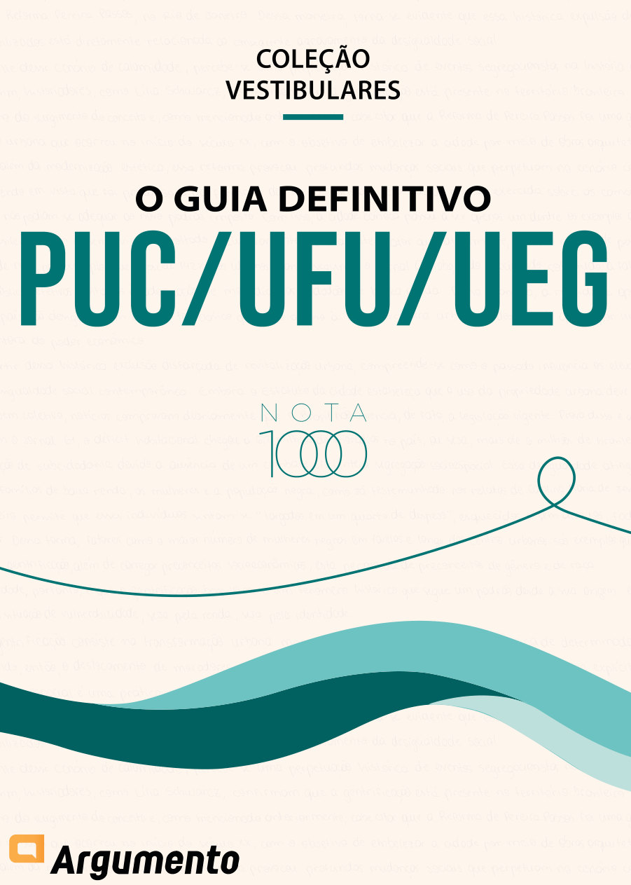 Capa de O Guia Definitivo PUC/UFU/UEG, Coleção Vestibulares